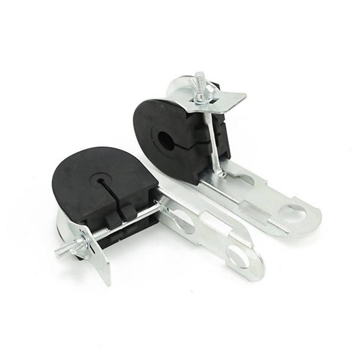 Fiber optic cable suspension clamp